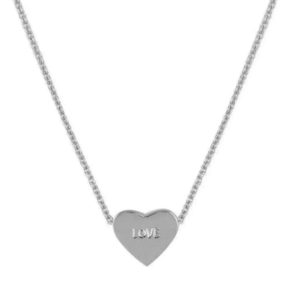 Kate Spade Dear Valentine 17” Necklace White Gold